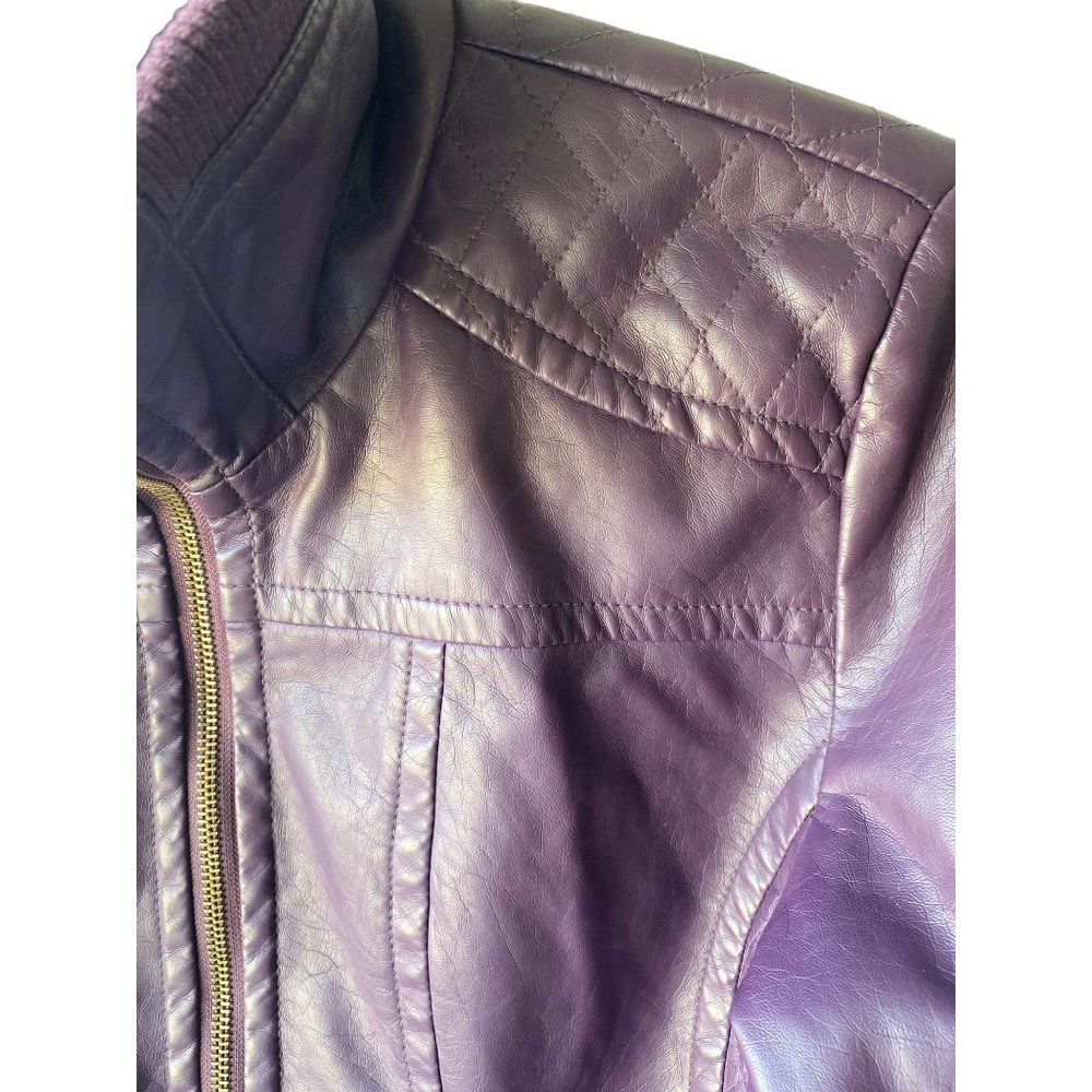 George Faux Leather Jacket - Picture 5 of 9